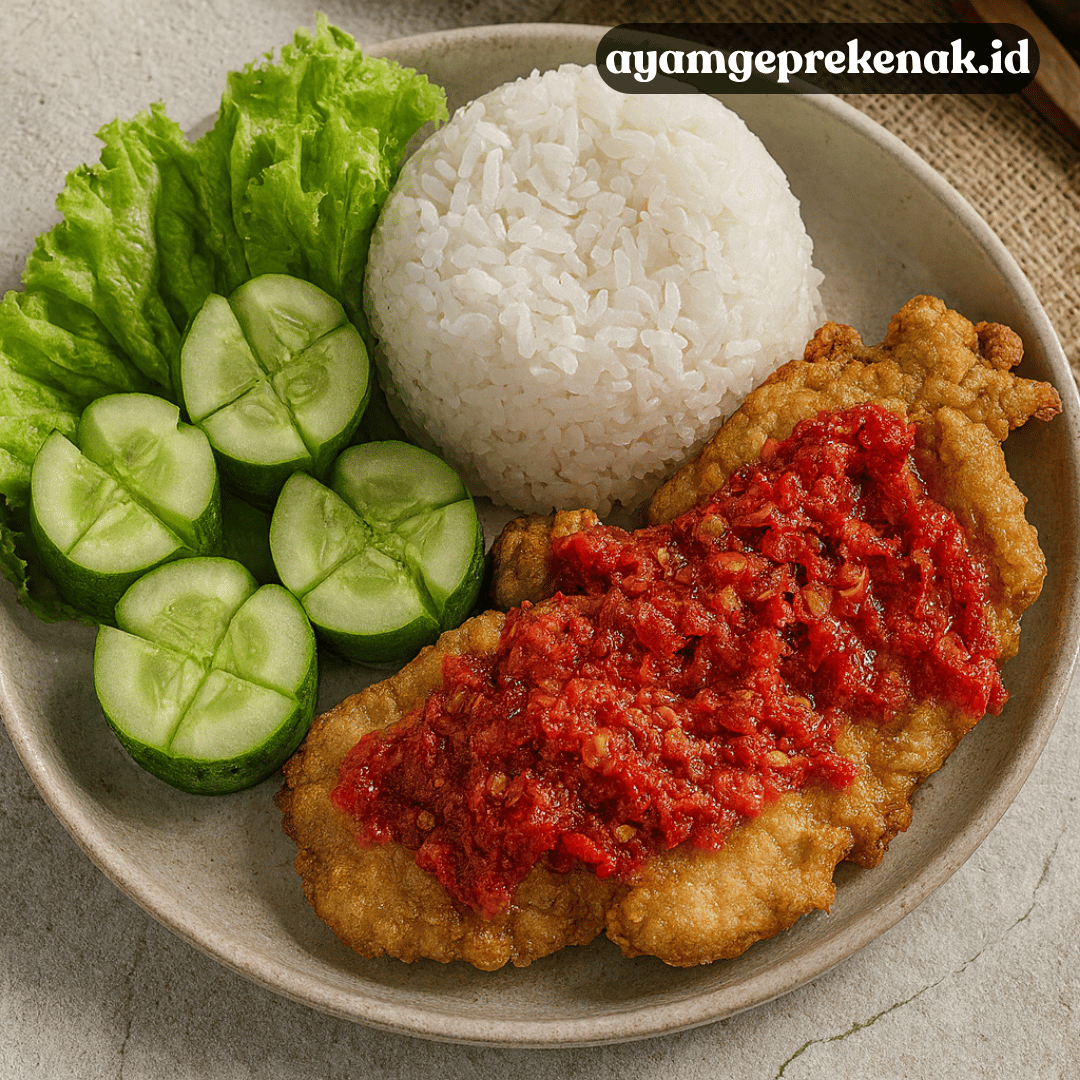 Resep Ayam Geprek Rumahan, Rasa Restoran Ternama