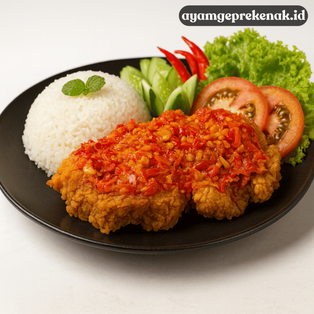 fakta ayam geprek kekinian