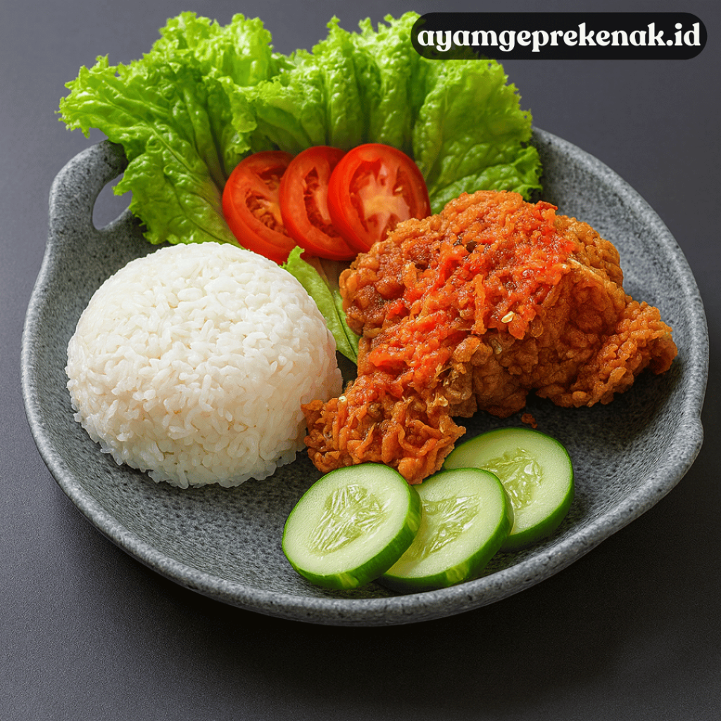 Ayam Geprek Crispy Ala Restoran Cepat Saji