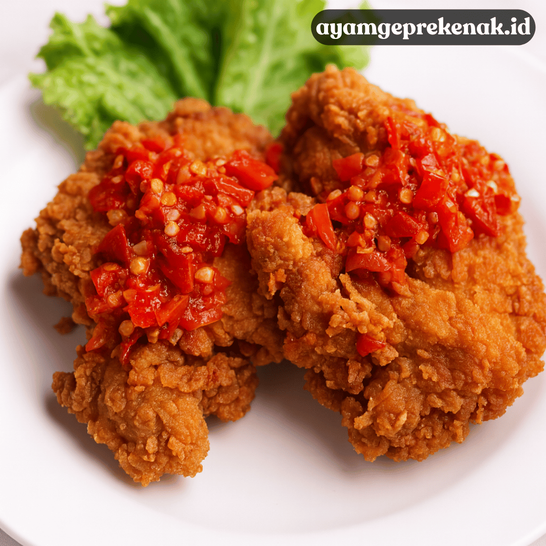 Ayam Geprek Tanpa Minyak, Renyah dan Sehat