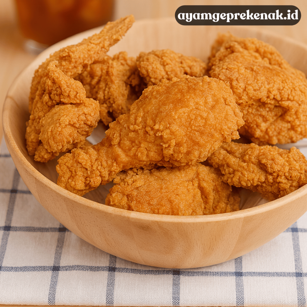 ayam geprek agar tidak berminyak