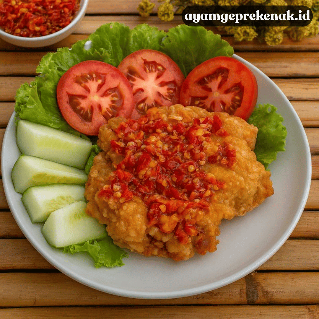 Tips Menikmati Ayam Geprek Pedas Tanpa Kepedasan