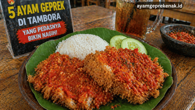 Ayam Geprek di Tambora