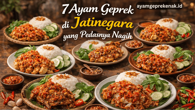 7 Ayam Geprek di Jatinegara yang Pedasnya Nagih