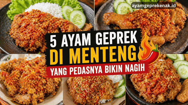 ayam geprek di menteng