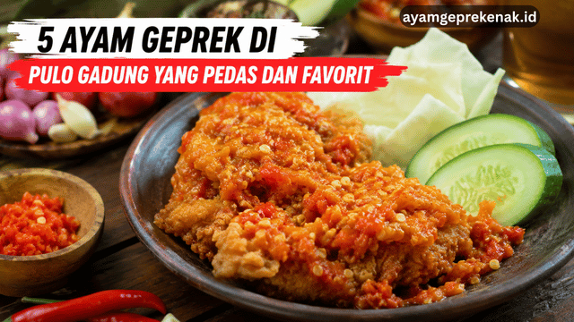 Ayam Geprek di Pulo Gadung
